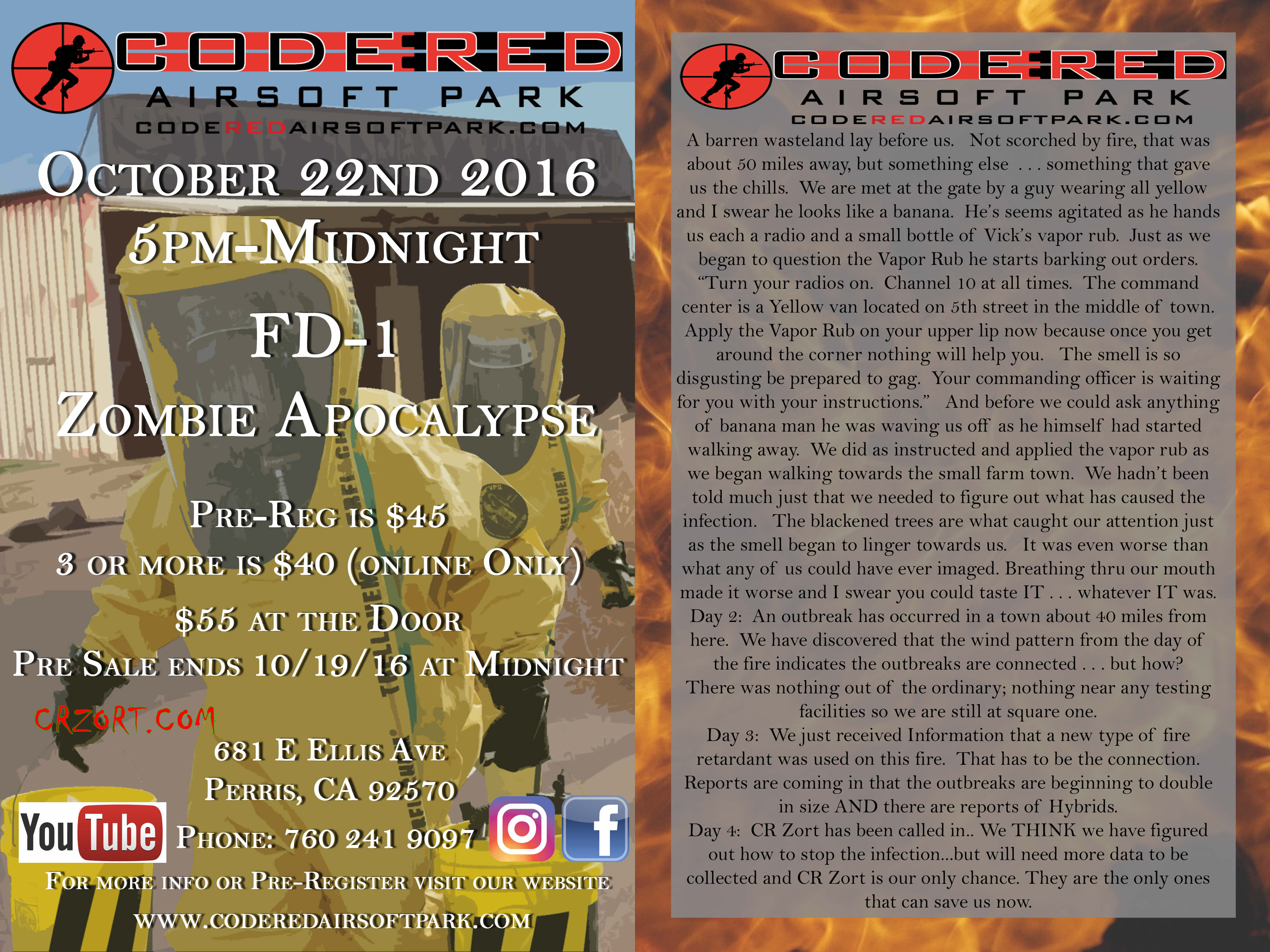 Code Red Airsoft Park Special Events